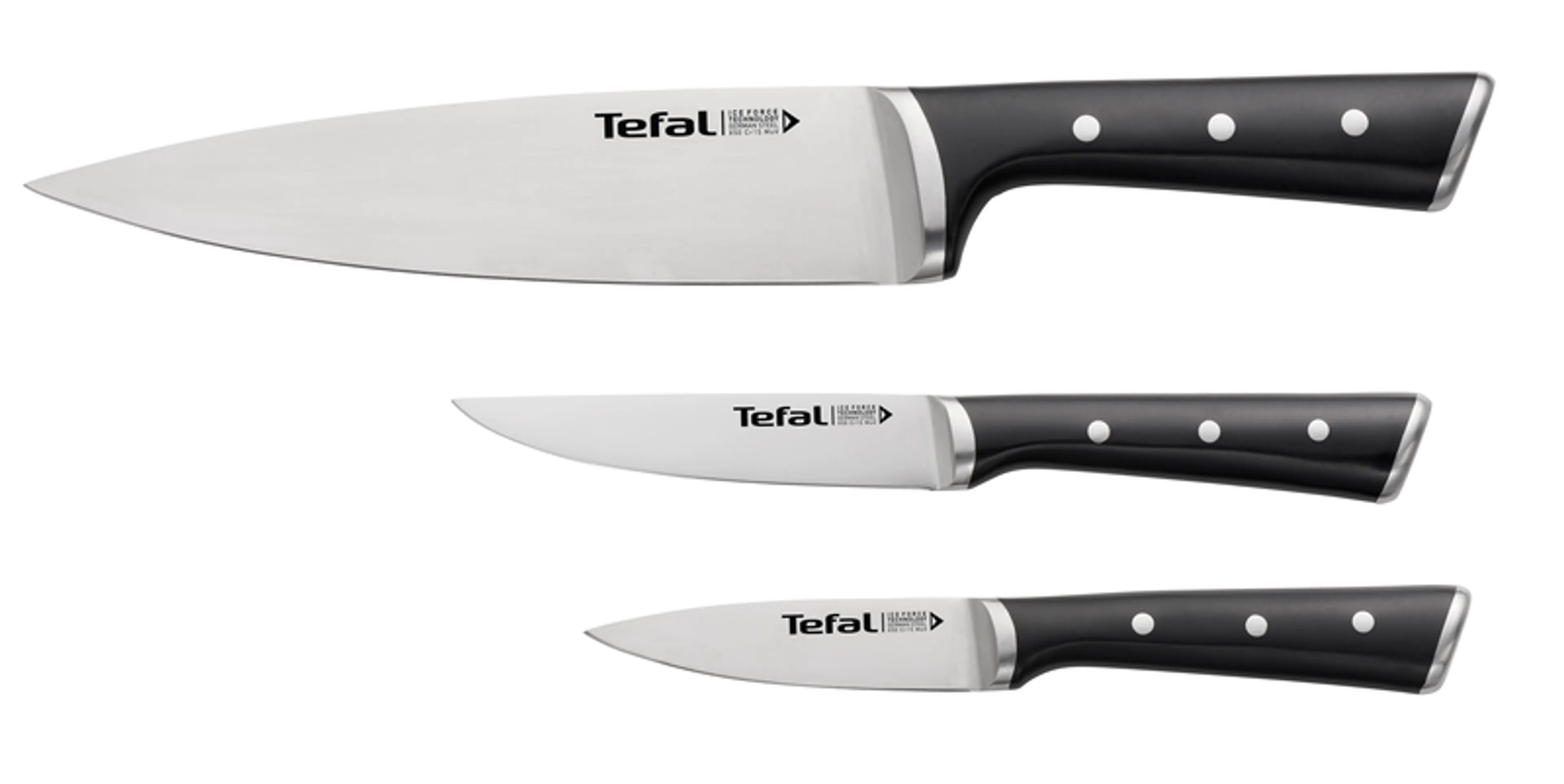 Набор ножей Tefal Ice Force 3 предмета K2323S74
