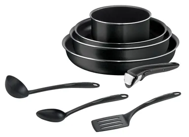 Набор посуды Tefal Ingenio Black 8 предметов 24/28/26/16/ см. 04238850