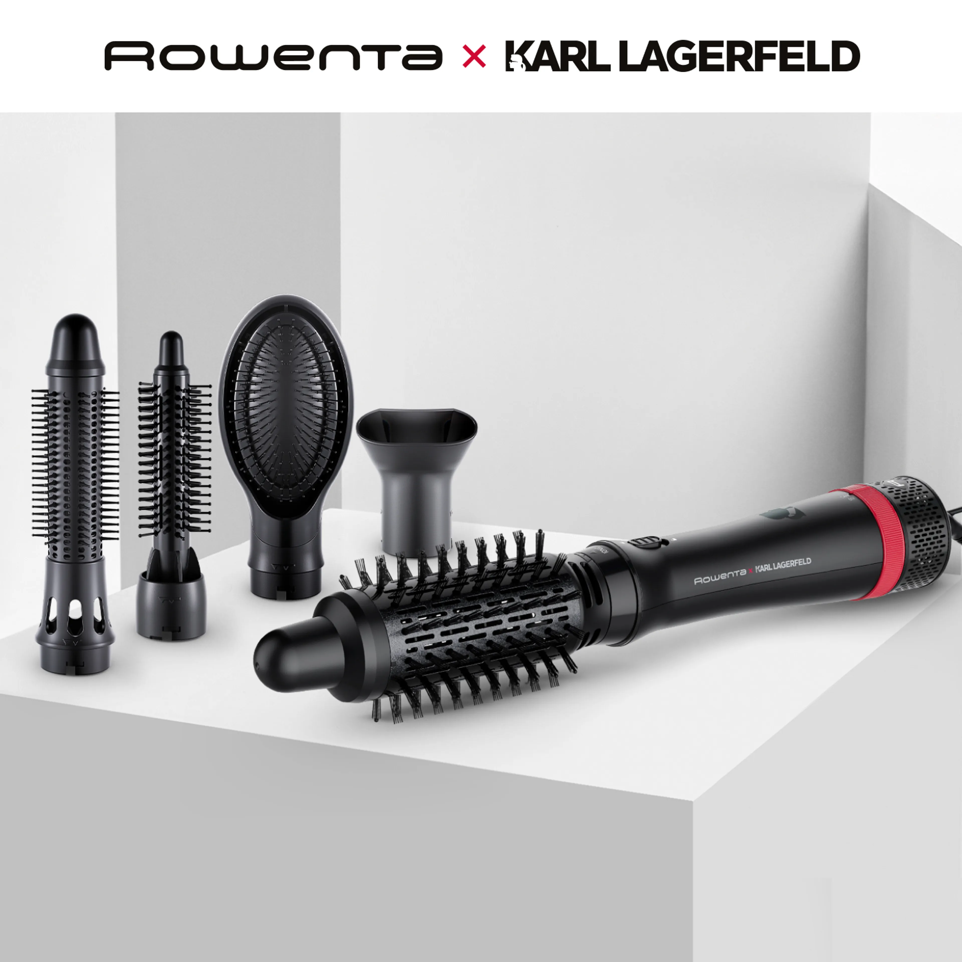 Фен-щетка Rowenta Karl Lagerfeld Express Style CF634LF0