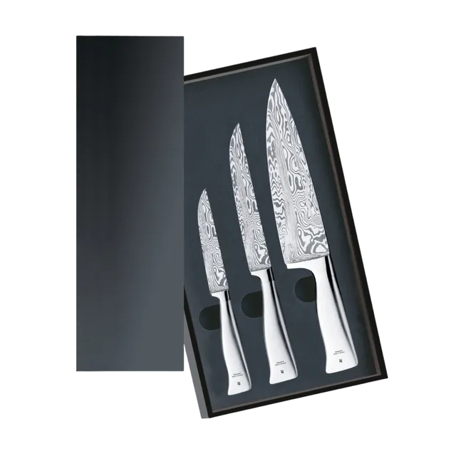 Набор ножей WMF Grand Gourmet Damasteel 3 предмета 11/17/20 см